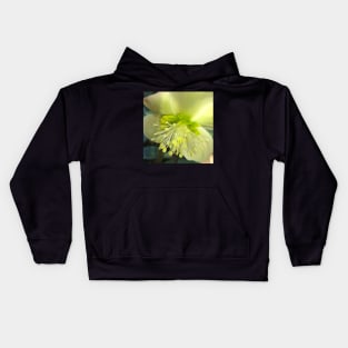 The Shining and Tender Winter Yellow Hellebore Kids Hoodie